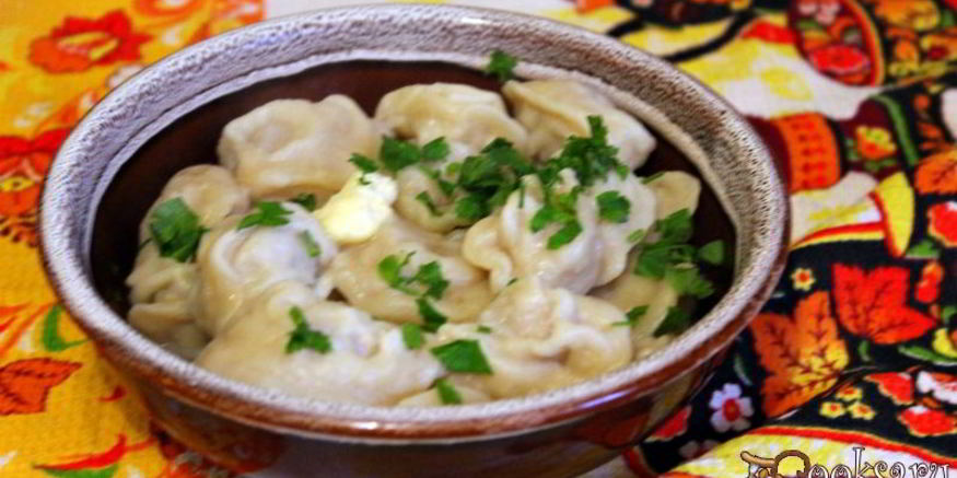 Рецепт домашних пельменей