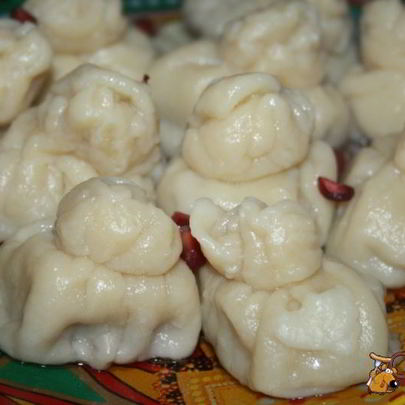 Хинкали с телятиной и бараниной