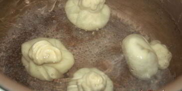 хинкали с телятиной и бараниной