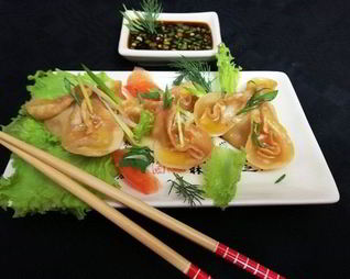 Китайские паровые пельмени