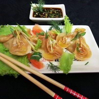 Китайские паровые пельмени