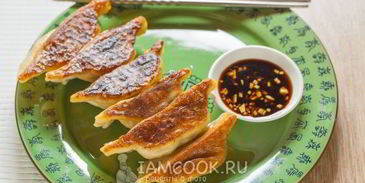 китайские жареные пельмени