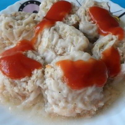 Ленивые пельмени из лаваша