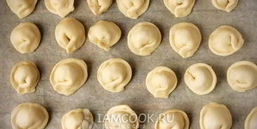 пельмени с черной редькой