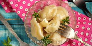 пельмени с черной редькой