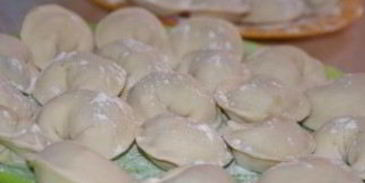 пельмени с грибами