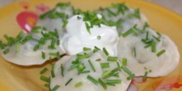 пельмени с грибами