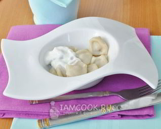 Пельмени с куриной грудкой и свиным фаршем