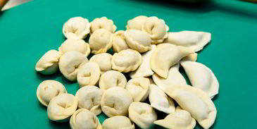 пельмени с лососем