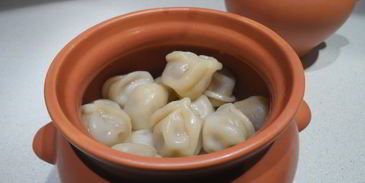 пельмени в горшочках