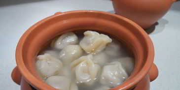 пельмени в горшочках