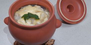 пельмени в горшочках