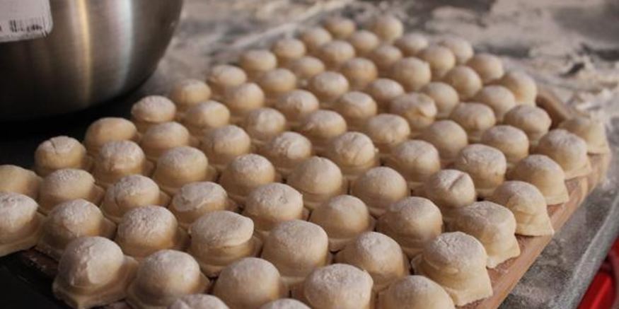 Рецепт пельмешков домашних три мяса