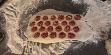 пельмешки домашние три мяса