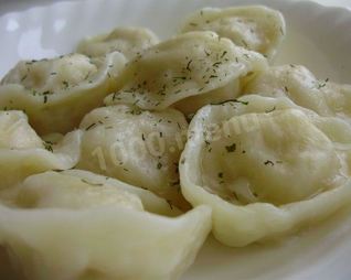 Постные пельмени соевые вегетарианские