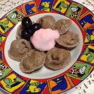 Рецепт ПП-пельменей с виноградом