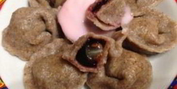 пп-пельмени с виноградом