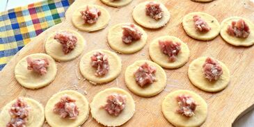 суповые пельмешки с мясным фаршем