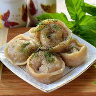 Рецепт Вегетарианских пельменей с кабачками