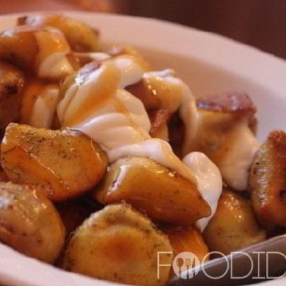 Жареные пельмени