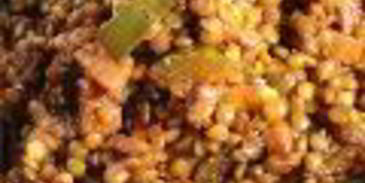 чечевичный плов инь-ян