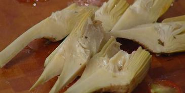 паэлья с артишоками, горохом и сладким перцем