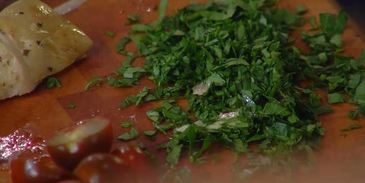 паэлья с артишоками, горохом и сладким перцем