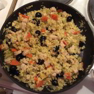 Рецепт Паэльи с курицей и овощами