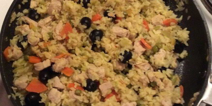 Рецепт паэльи с курицей и овощами