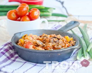 Паэлья с морепродуктами