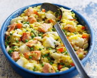 Паэлья с рыбой