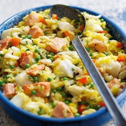 Паэлья с рыбой