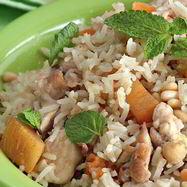 Рецепт Пилава с курицей и хурмой