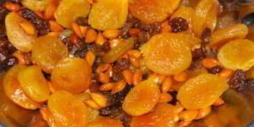 плов азербайджанский с сухофруктами