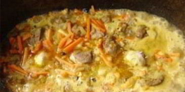 плов из баранины в казане