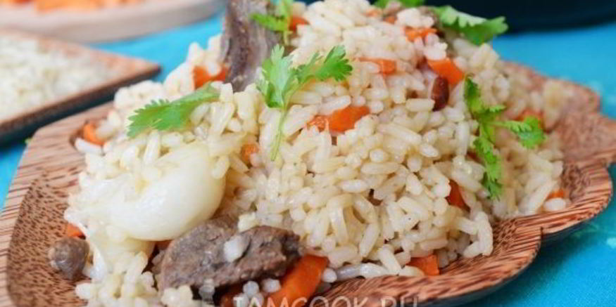 Рецепт плова из баранины в мультиварке