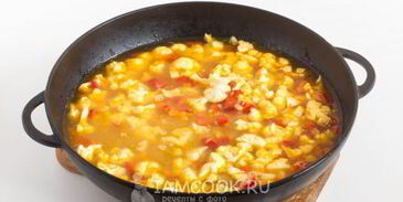 плов из булгура с цветной капустой и перцем