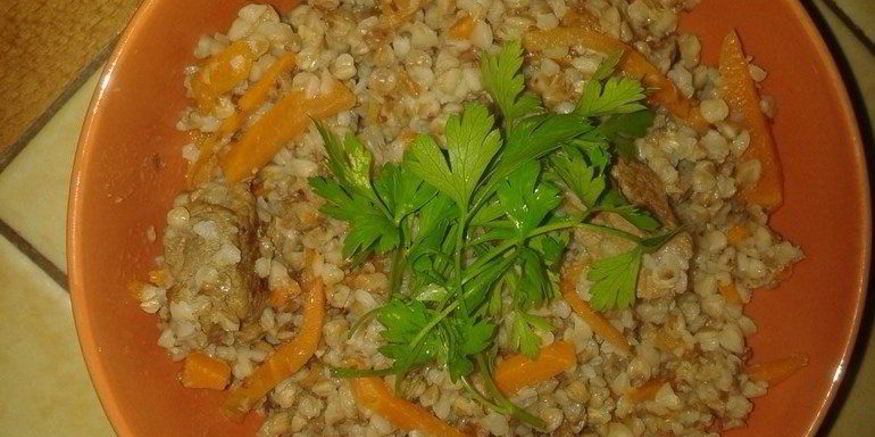 Рецепт плова из гречки в мультиварке