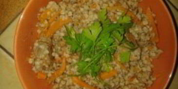 плов из гречки в мультиварке