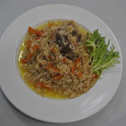 Плов из свиных ребрышек