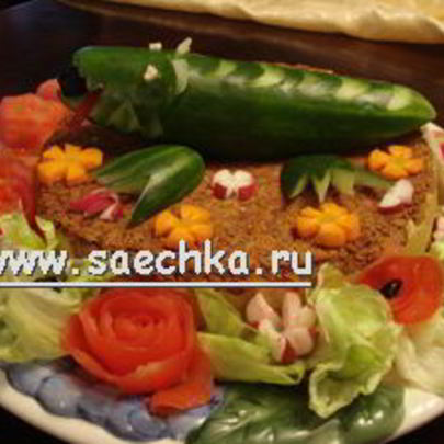 Плов Крокодил на пире