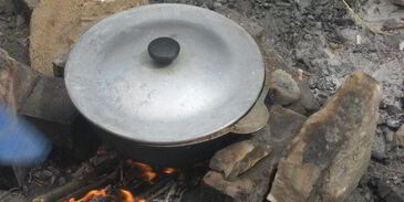 плов на костре