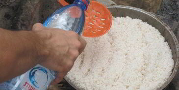 плов на костре