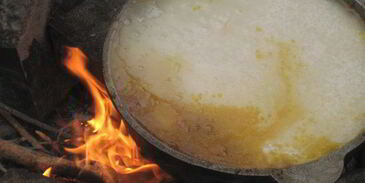 плов на костре