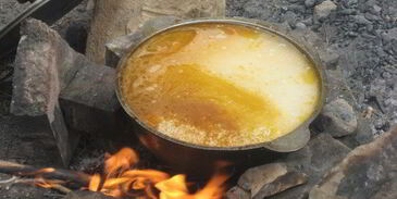 плов на костре