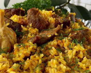 Плов по-украински со свининой