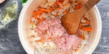 плов с фаршем в мультиварке