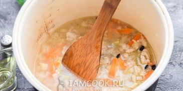 плов с фаршем в мультиварке