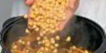 плов с говядиной и нутом