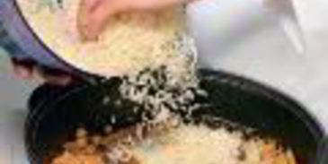 плов с говядиной и нутом